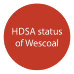 HDSA status of wescoal